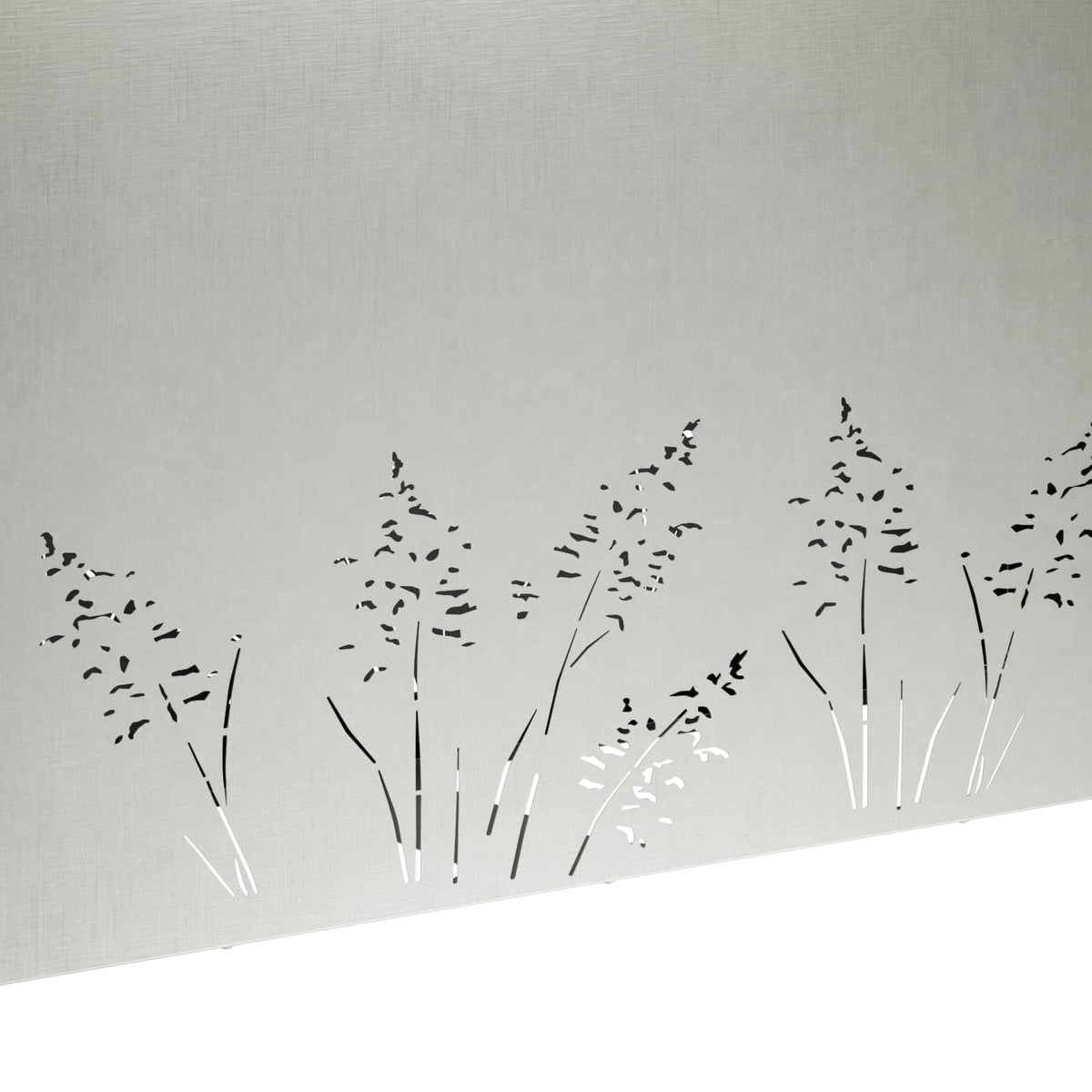 Plantenbak 2 st zilver 100 x 20 x 49 cm Roestvrij staal