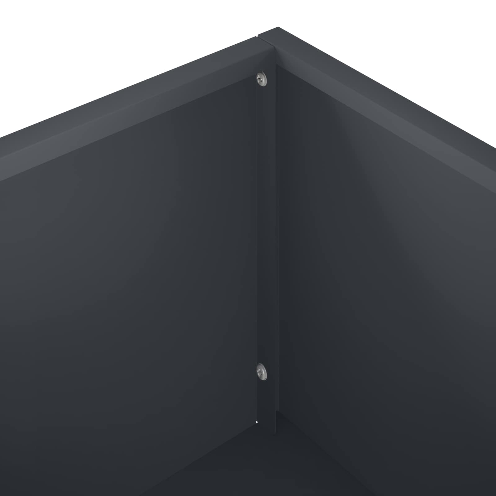 Plantenbak Antraciet 100 x 30 x 49 cm Koudgewalst staal