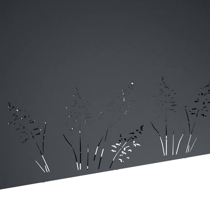 Plantenbak Antraciet 100 x 30 x 49 cm Koudgewalst staal