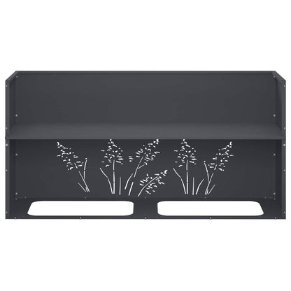 Plantenbak Antraciet 100 x 30 x 49 cm Koudgewalst staal