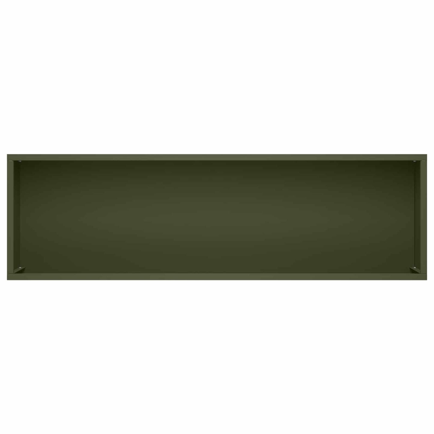 Plantenbak Olijfgroen 100 x 30 x 49 cm Koudgewalst staal