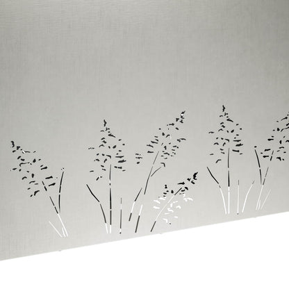 Plantenbak zilver 100 x 30 x 49 cm Roestvrij staal