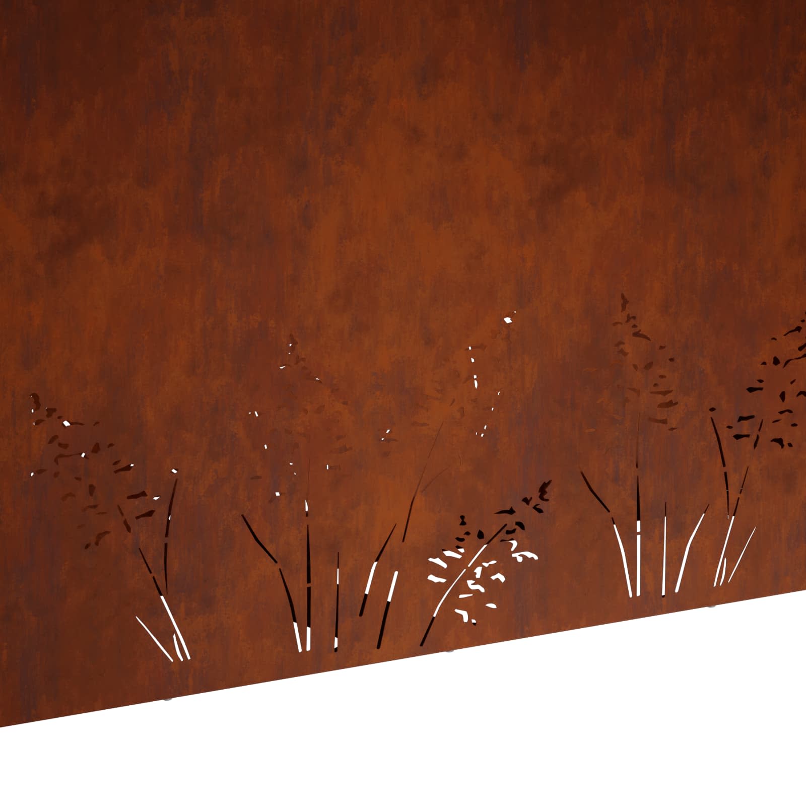 Plantenbak 2 st Roestkleurig 100 x 30 x 49 cm weervast staal