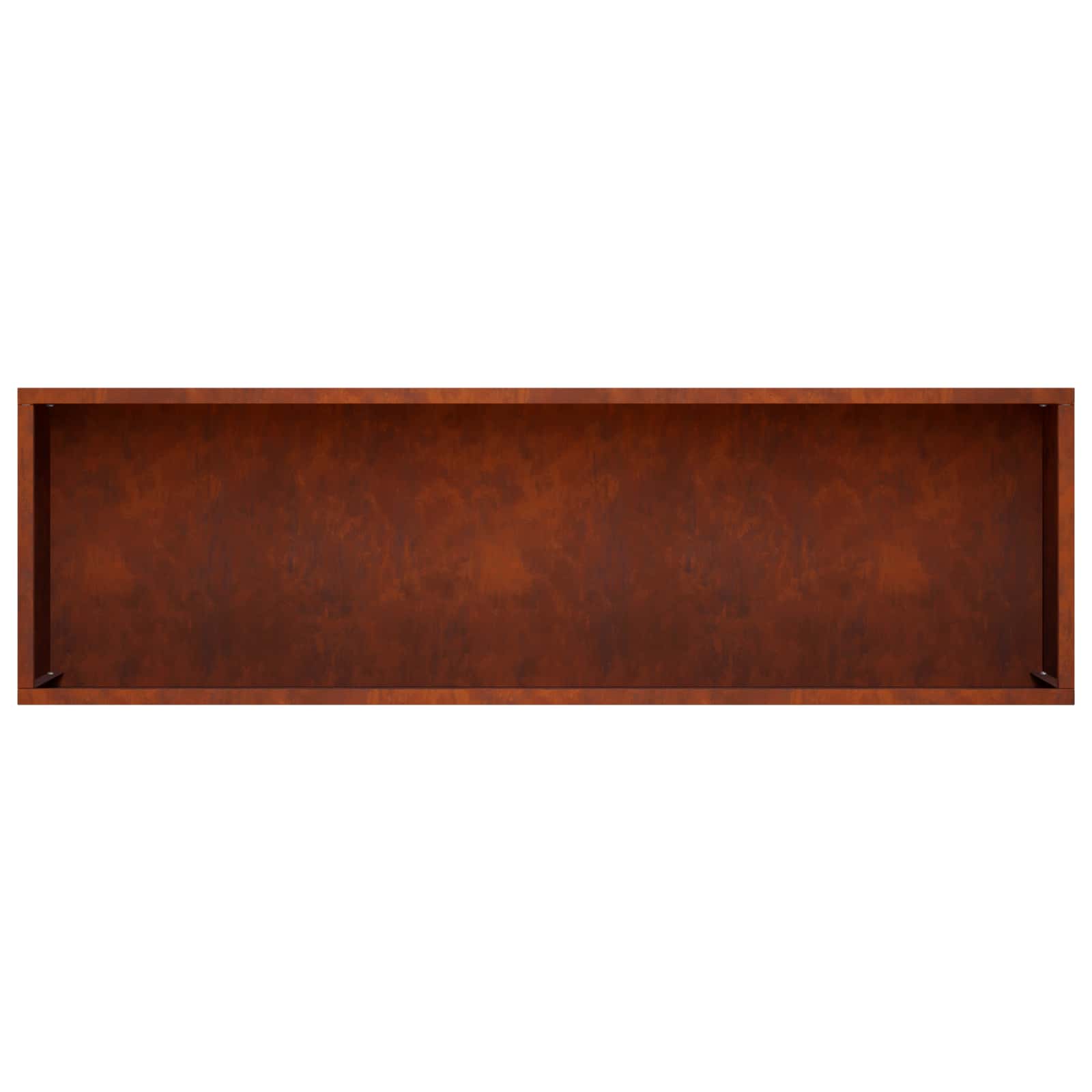 Plantenbak 2 st Roestkleurig 100 x 30 x 49 cm weervast staal