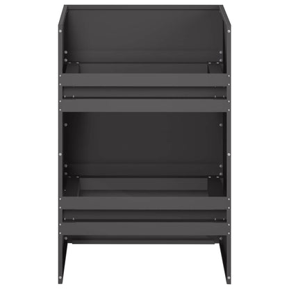 Plantenbak Zwart 40 x 40 x 60 cm Koudgewalst staal