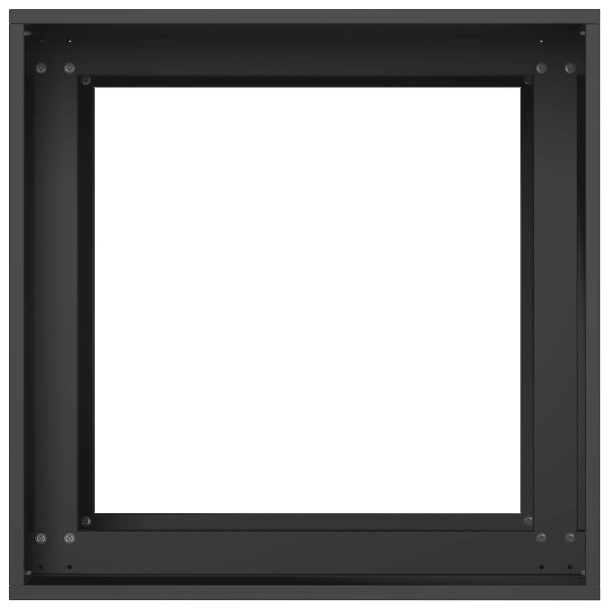 Plantenbak Zwart 40 x 40 x 60 cm Koudgewalst staal