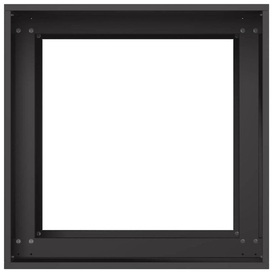 Plantenbak Zwart 40 x 40 x 60 cm Koudgewalst staal