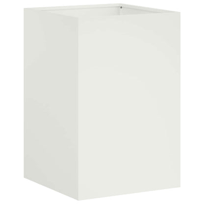 Plantenbak Wit 40 x 40 x 60 cm Koudgewalst staal