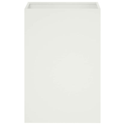 Plantenbak Wit 40 x 40 x 60 cm Koudgewalst staal