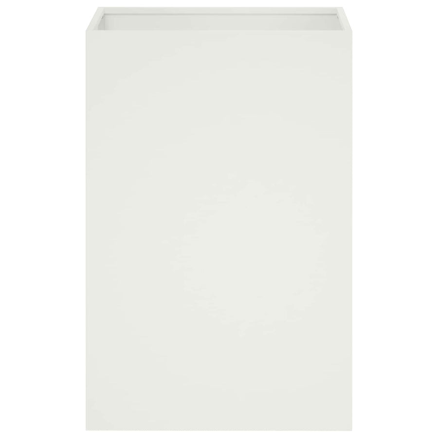 Plantenbak Wit 40 x 40 x 60 cm Koudgewalst staal