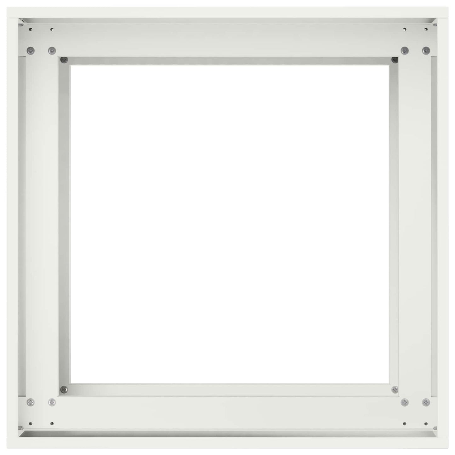Plantenbak Wit 40 x 40 x 60 cm Koudgewalst staal