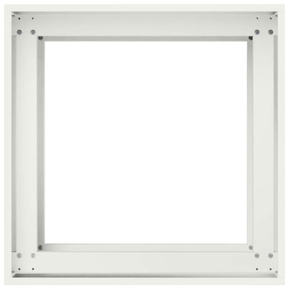 Plantenbak Wit 40 x 40 x 60 cm Koudgewalst staal