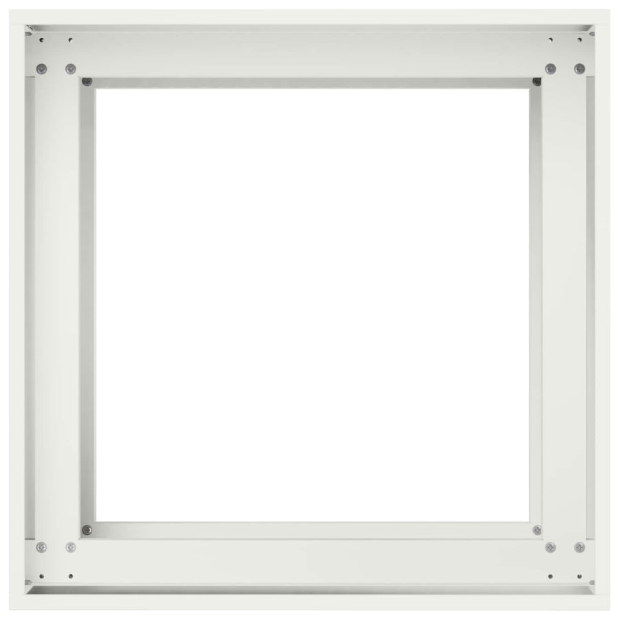 Plantenbak Wit 40 x 40 x 60 cm Koudgewalst staal