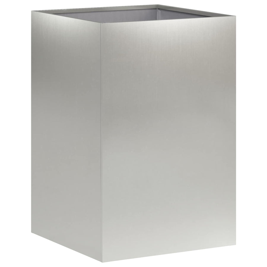 Plantenbak zilver 40 x 40 x 60 cm Roestvrij staal