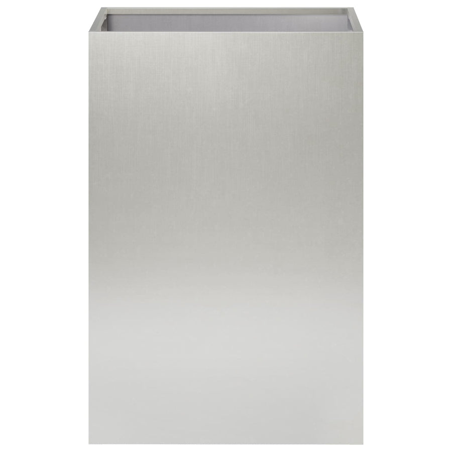 Plantenbak zilver 40 x 40 x 60 cm Roestvrij staal
