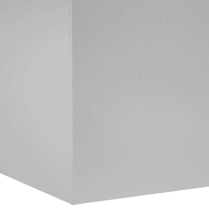 Plantenbak zilver 40 x 40 x 60 cm Gegalvaniseerd staal