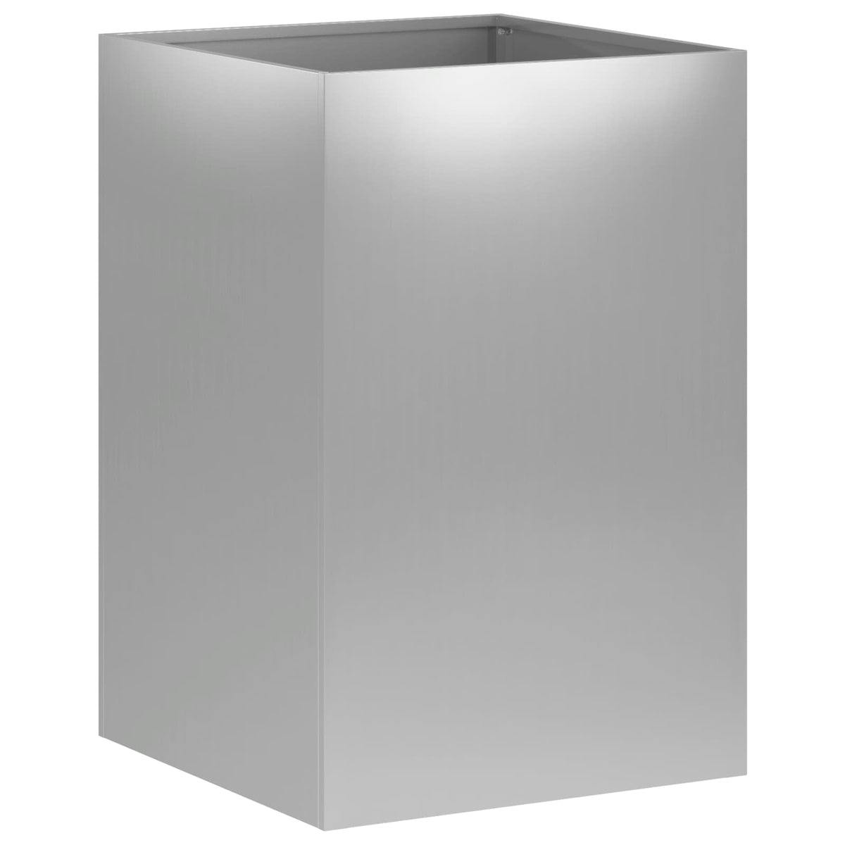 Plantenbak zilver 40 x 40 x 60 cm Gegalvaniseerd staal