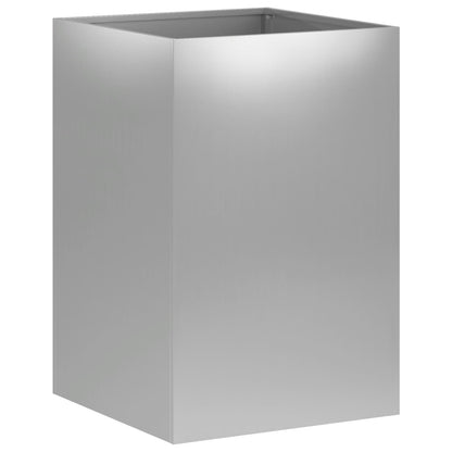 Plantenbak zilver 40 x 40 x 60 cm Gegalvaniseerd staal