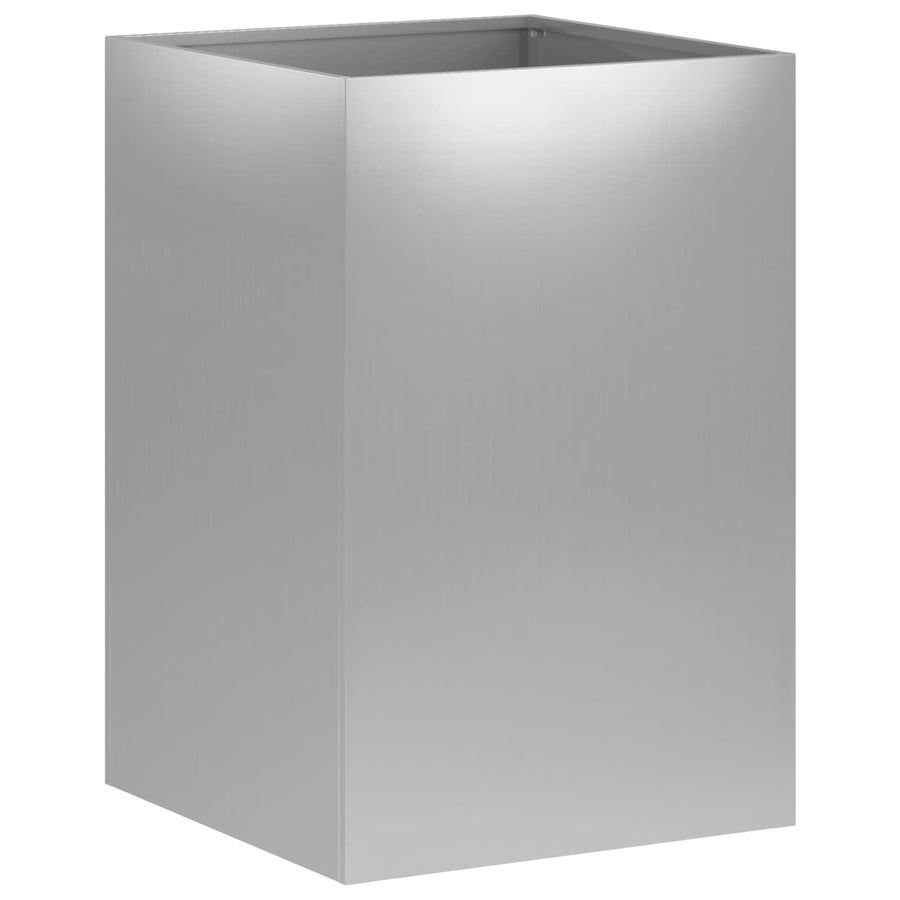 Plantenbak zilver 40 x 40 x 60 cm Gegalvaniseerd staal