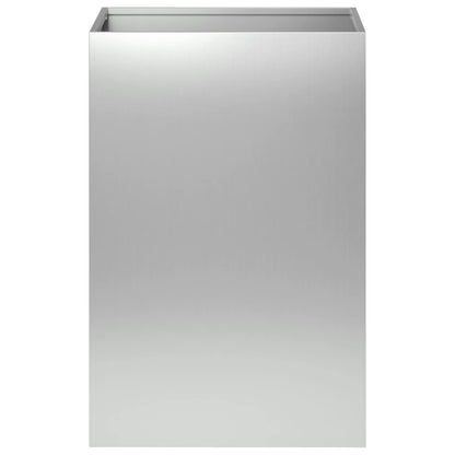 Plantenbak zilver 40 x 40 x 60 cm Gegalvaniseerd staal