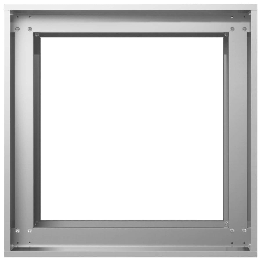 Plantenbak zilver 40 x 40 x 60 cm Gegalvaniseerd staal