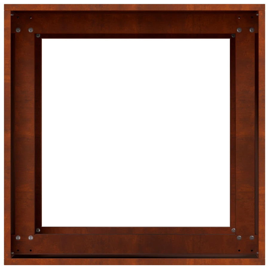 Plantenbak Roestkleurig 40 x 40 x 60 cm weervast staal