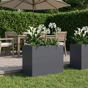Plantenbak 80x40x60 cm antraciet koudgewalst staal
