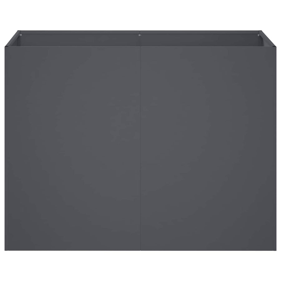Plantenbak Antraciet 80 x 40 x 60 cm Koudgewalst staal