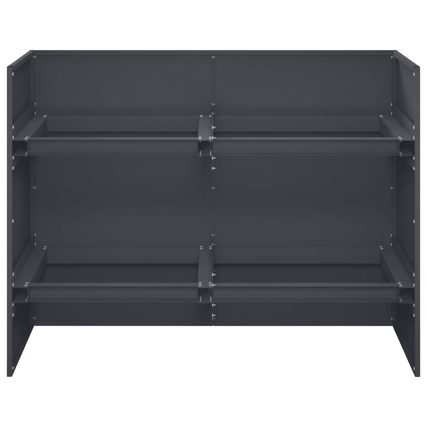 Plantenbak Antraciet 80 x 40 x 60 cm Koudgewalst staal