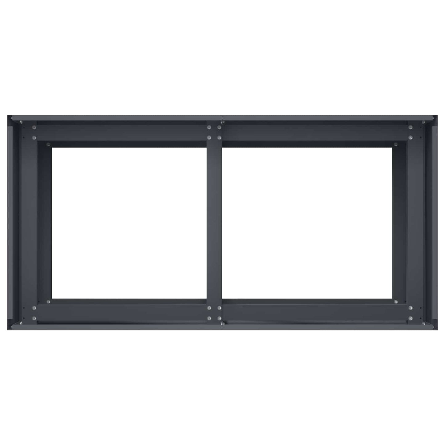 Plantenbak Antraciet 80 x 40 x 60 cm Koudgewalst staal