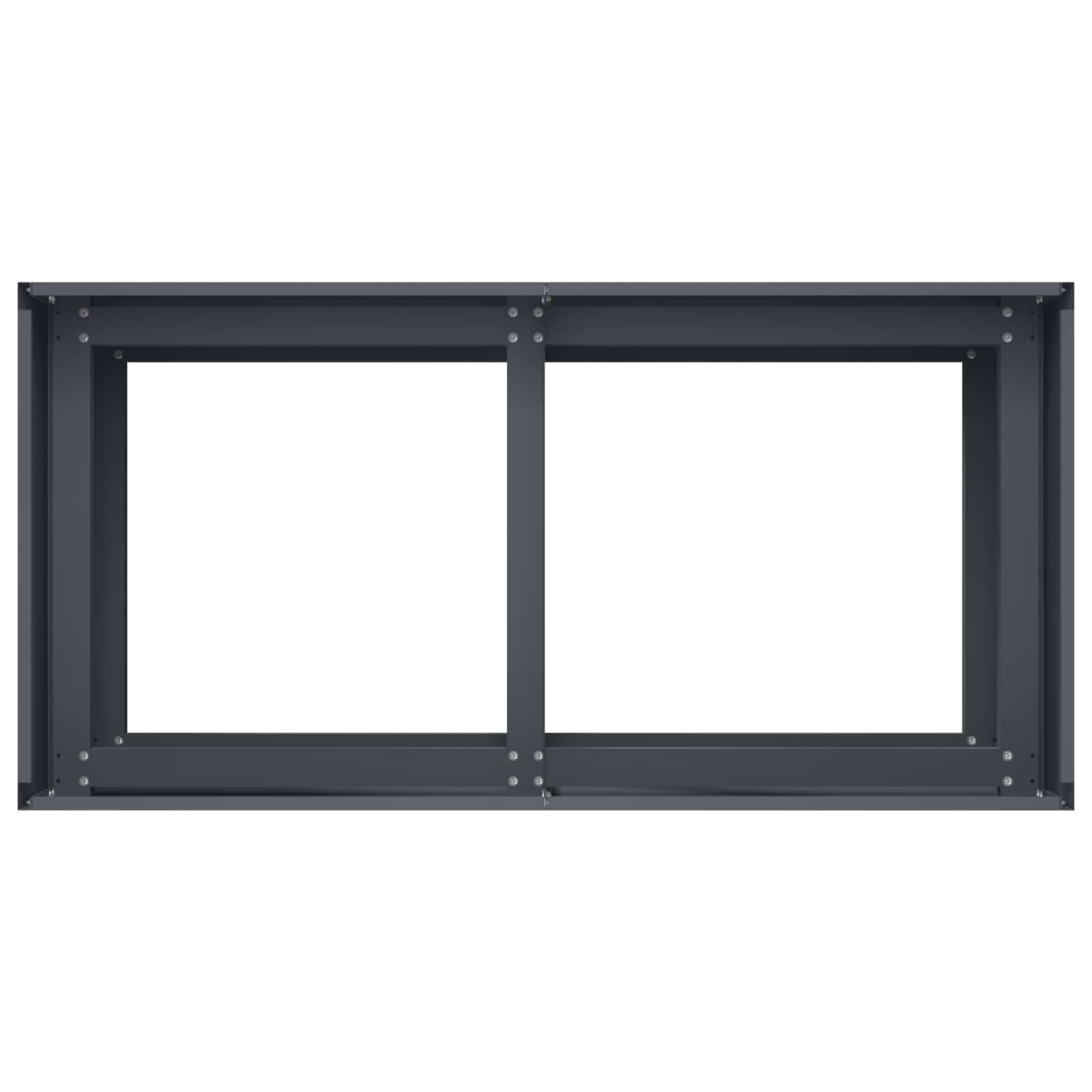 Plantenbak Antraciet 80 x 40 x 60 cm Koudgewalst staal
