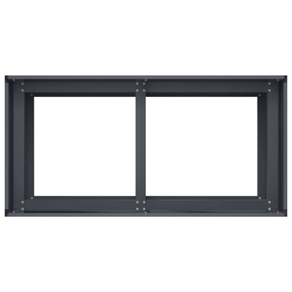 Plantenbak Antraciet 80 x 40 x 60 cm Koudgewalst staal