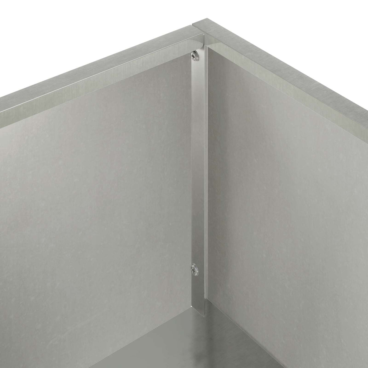 Plantenbak zilver 80 x 40 x 60 cm Roestvrij staal