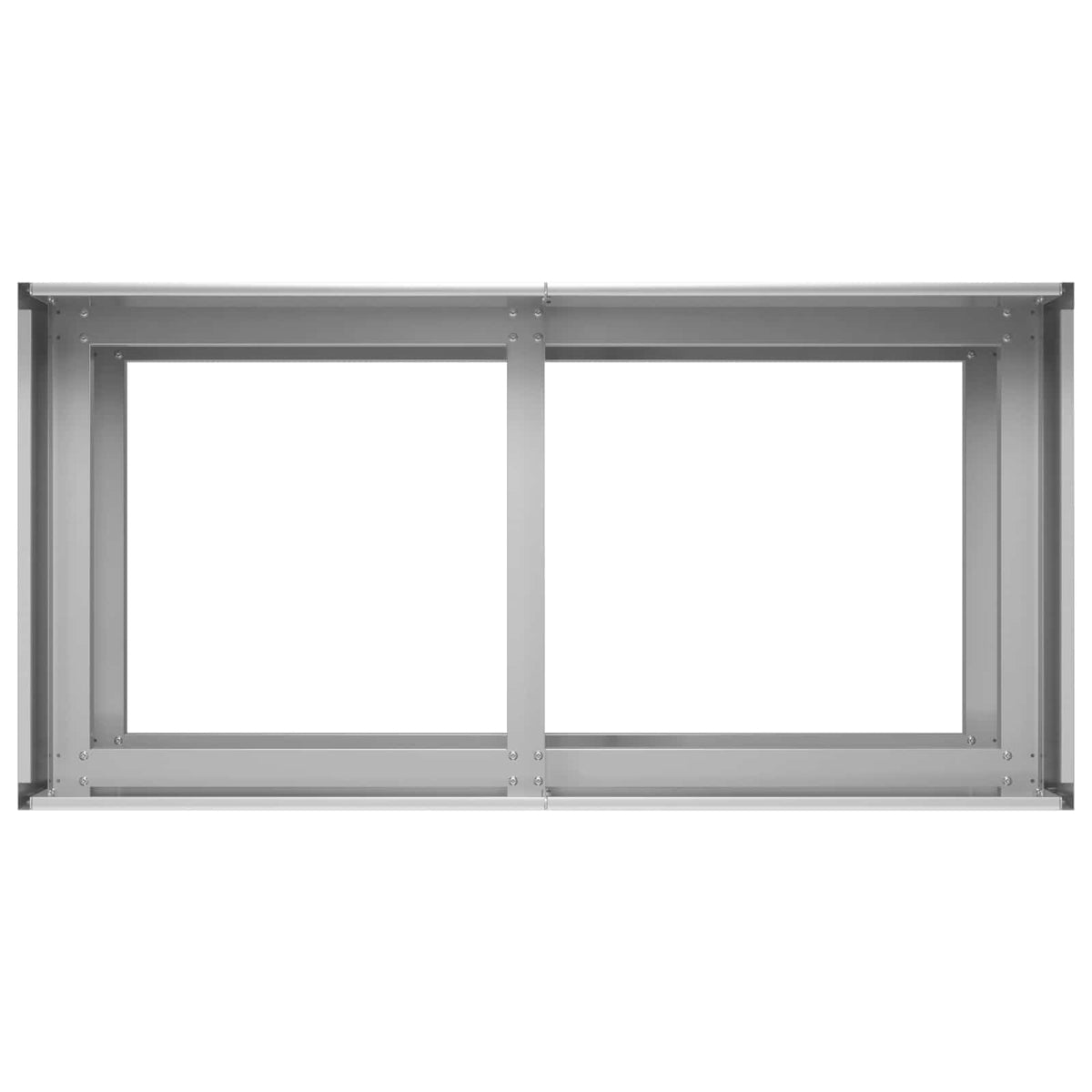 Plantenbak zilver 80 x 40 x 60 cm Gegalvaniseerd staal