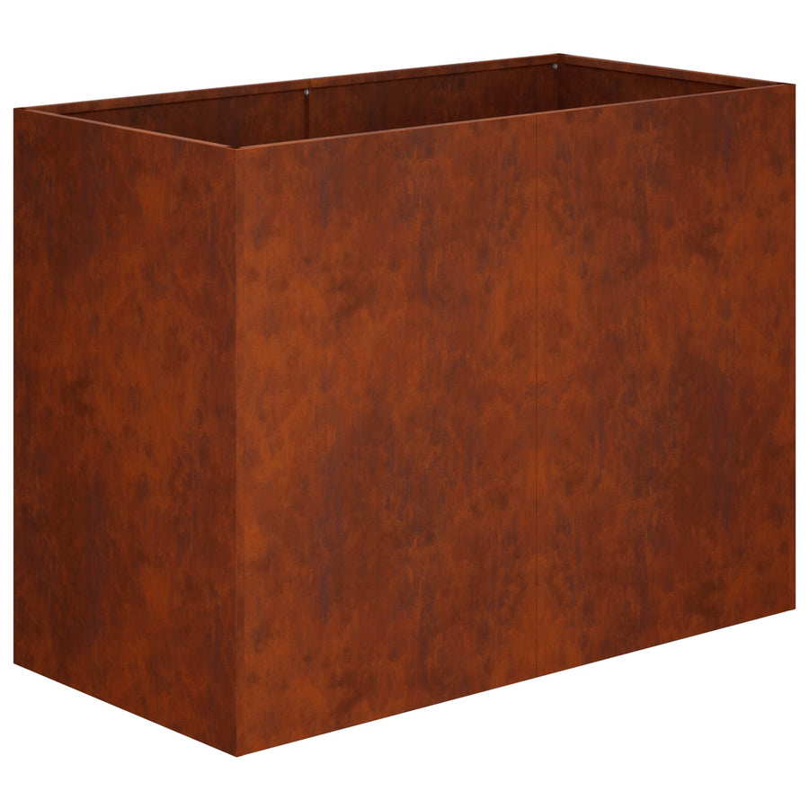 Plantenbak Roestkleurig 80 x 40 x 60 cm weervast staal