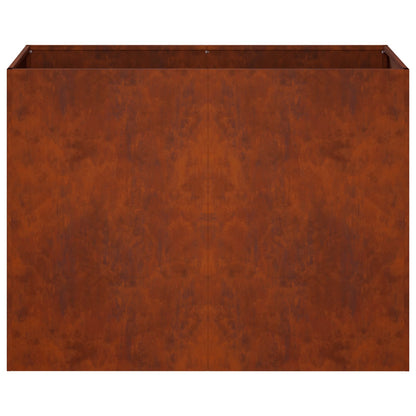 Plantenbak Roestkleurig 80 x 40 x 60 cm weervast staal