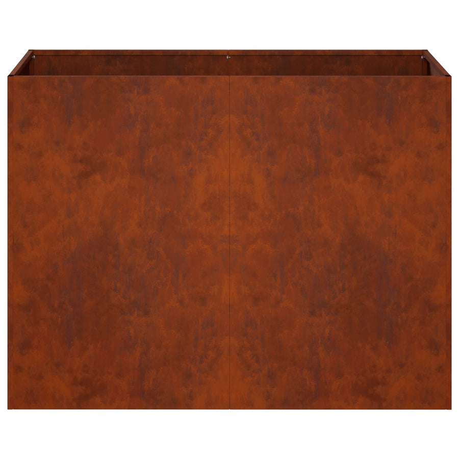 Plantenbak Roestkleurig 80 x 40 x 60 cm weervast staal