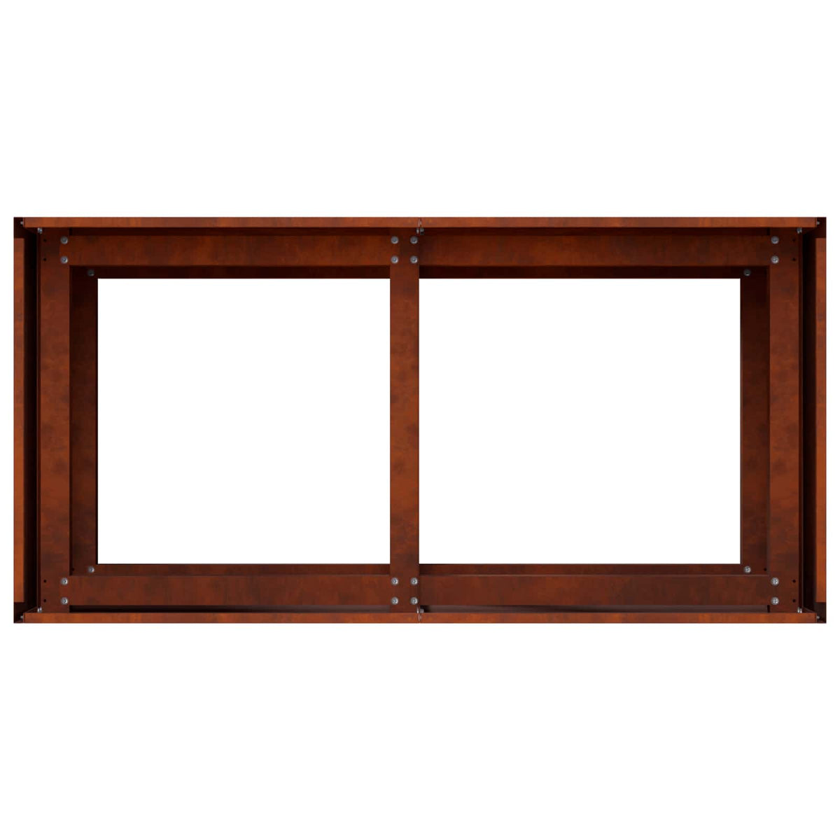 Plantenbak Roestkleurig 80 x 40 x 60 cm weervast staal