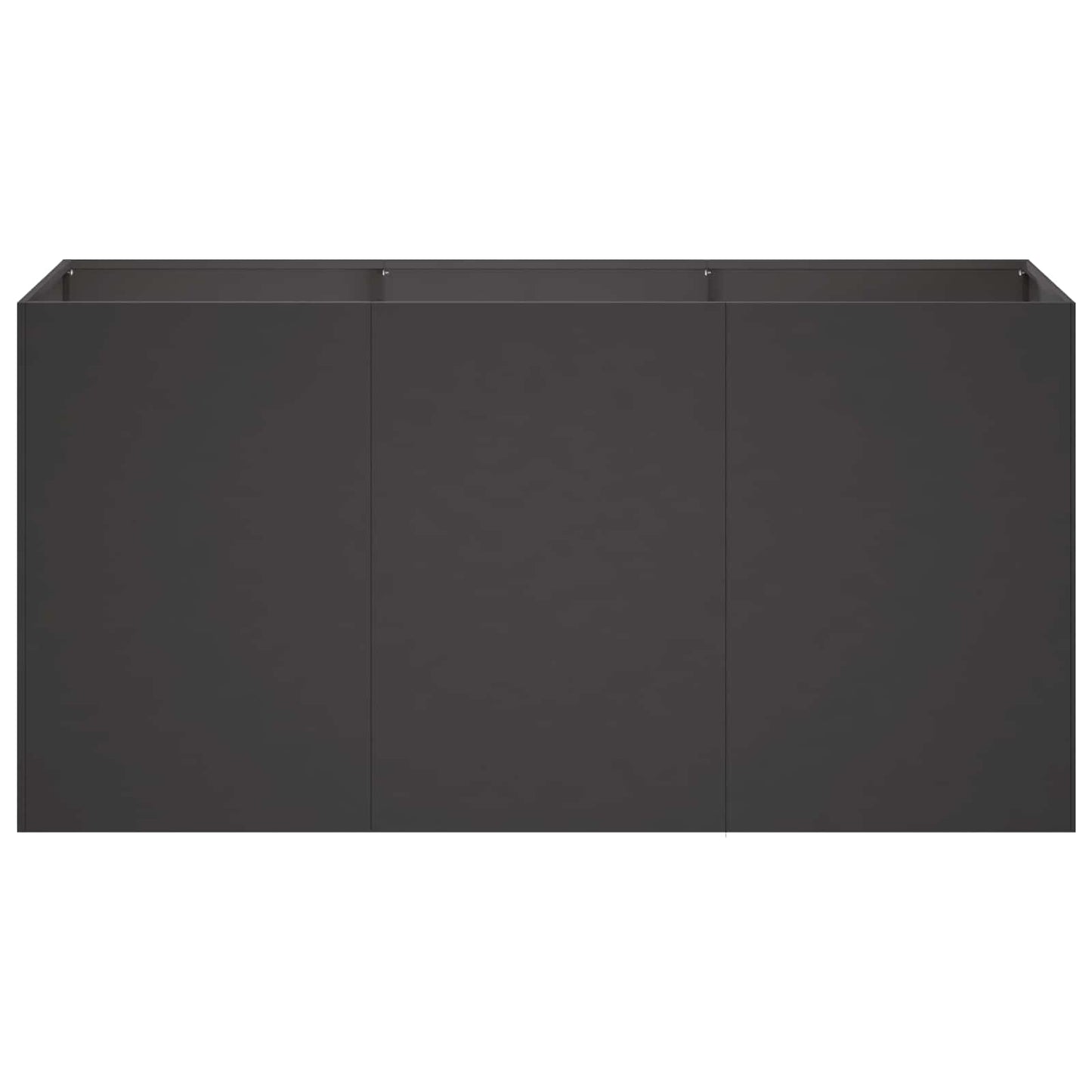 Plantenbak Zwart 120 x 40 x 60 cm Koudgewalst staal