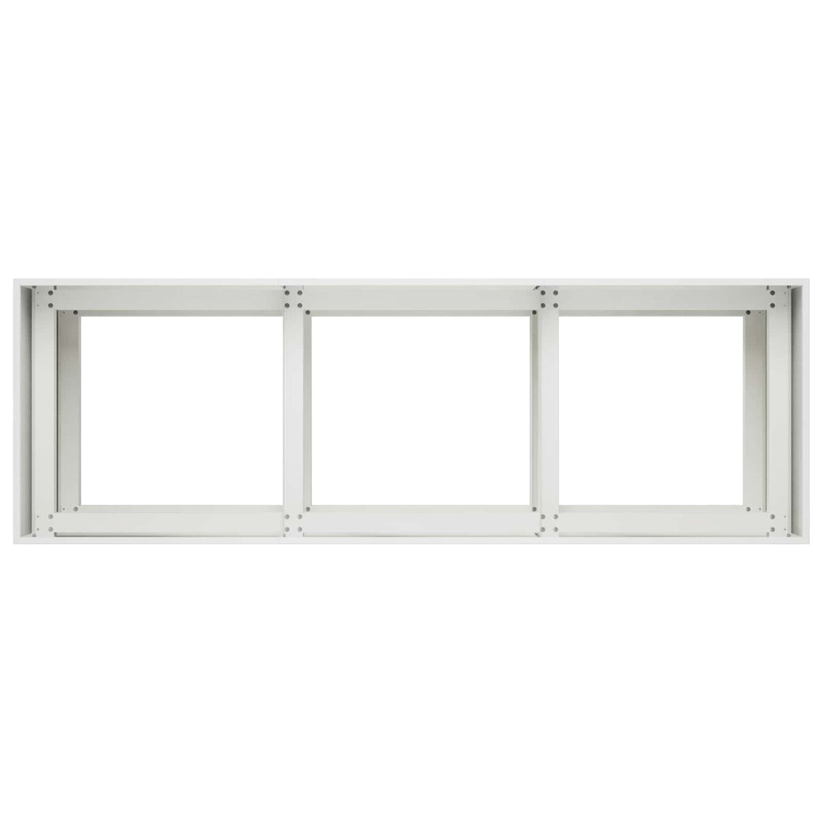 Plantenbak Wit 120 x 40 x 60 cm Koudgewalst staal