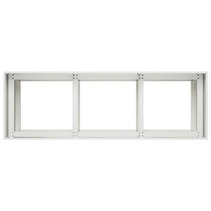 Plantenbak Wit 120 x 40 x 60 cm Koudgewalst staal