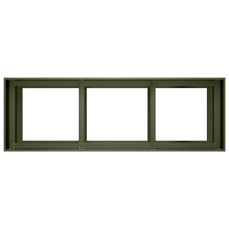 Plantenbak Olijfgroen 120 x 40 x 60 cm Koudgewalst staal
