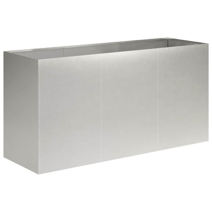 Plantenbak zilver 120 x 40 x 60 cm Roestvrij staal