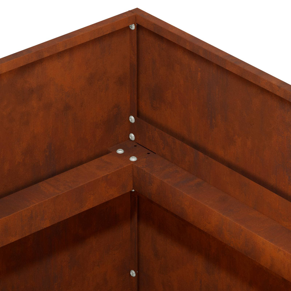 Plantenbak Roestkleurig 120 x 40 x 60 cm weervast staal