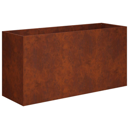 Plantenbak Roestkleurig 120 x 40 x 60 cm weervast staal