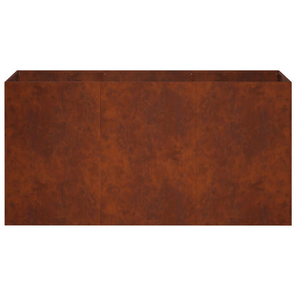 Plantenbak Roestkleurig 120 x 40 x 60 cm weervast staal