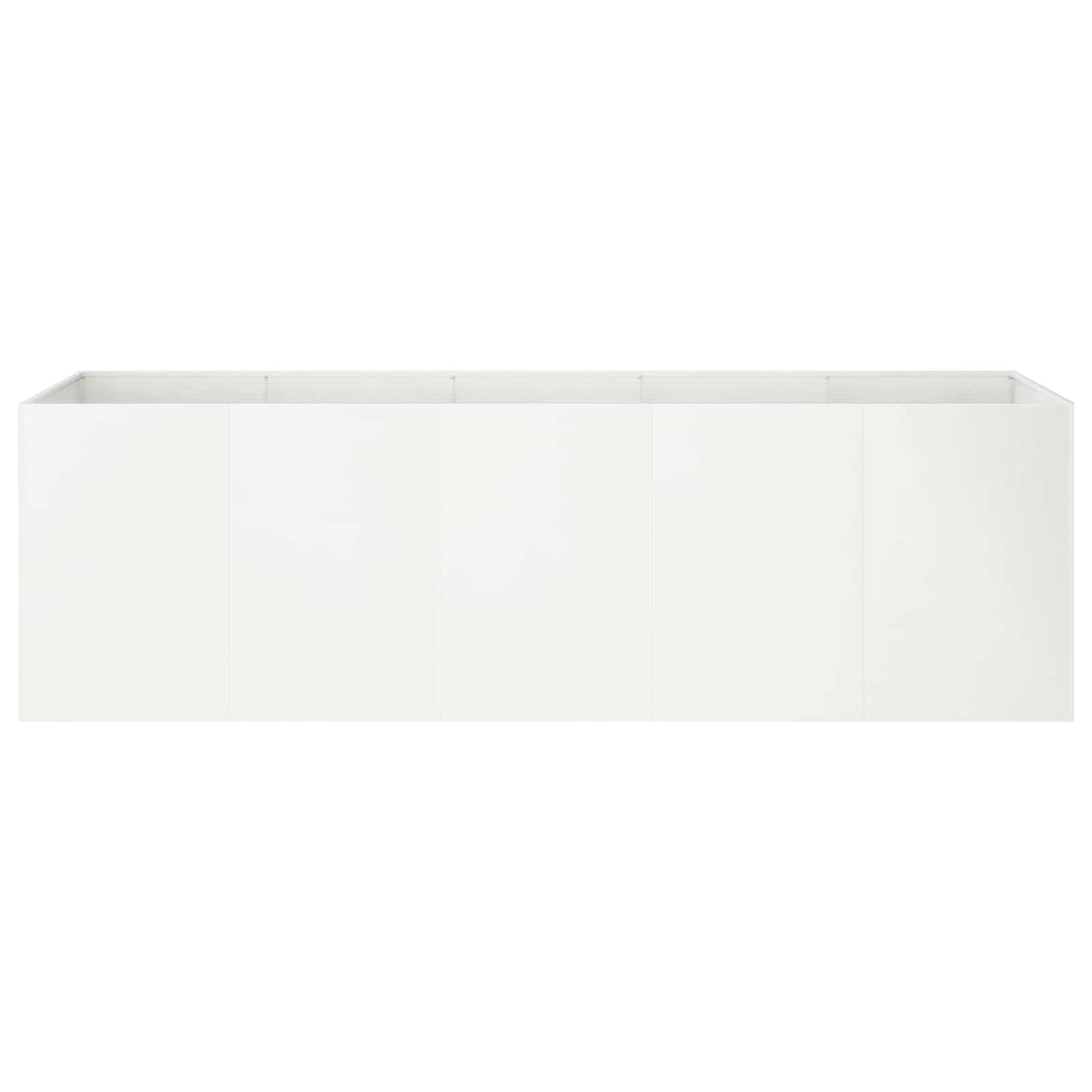 Plantenbak Wit 200 x 40 x 60 cm Koudgewalst staal