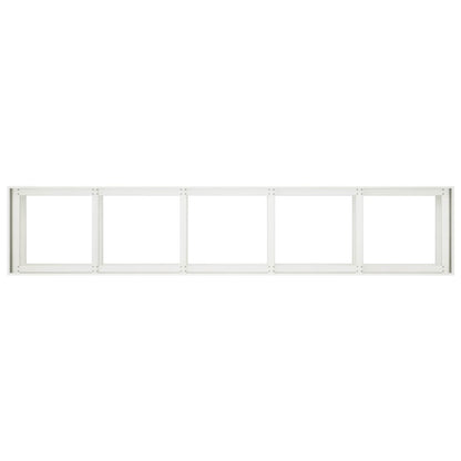 Plantenbak Wit 200 x 40 x 60 cm Koudgewalst staal