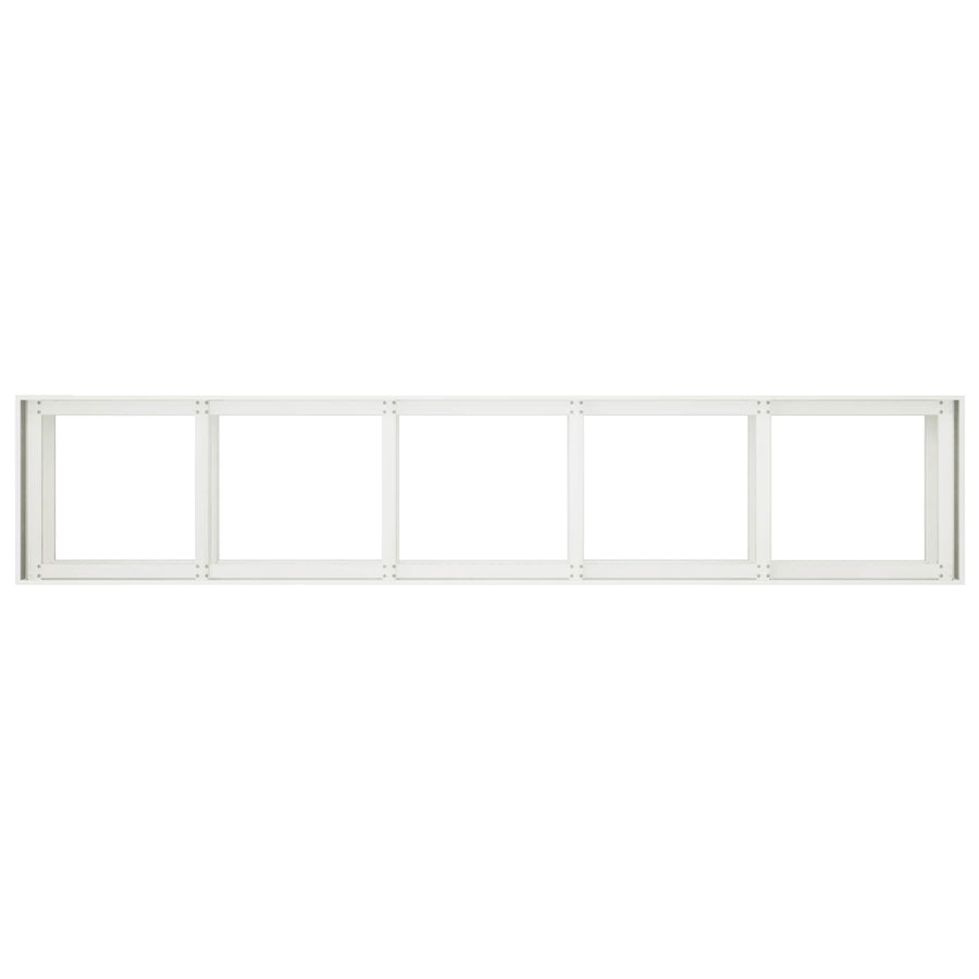 Plantenbak Wit 200 x 40 x 60 cm Koudgewalst staal
