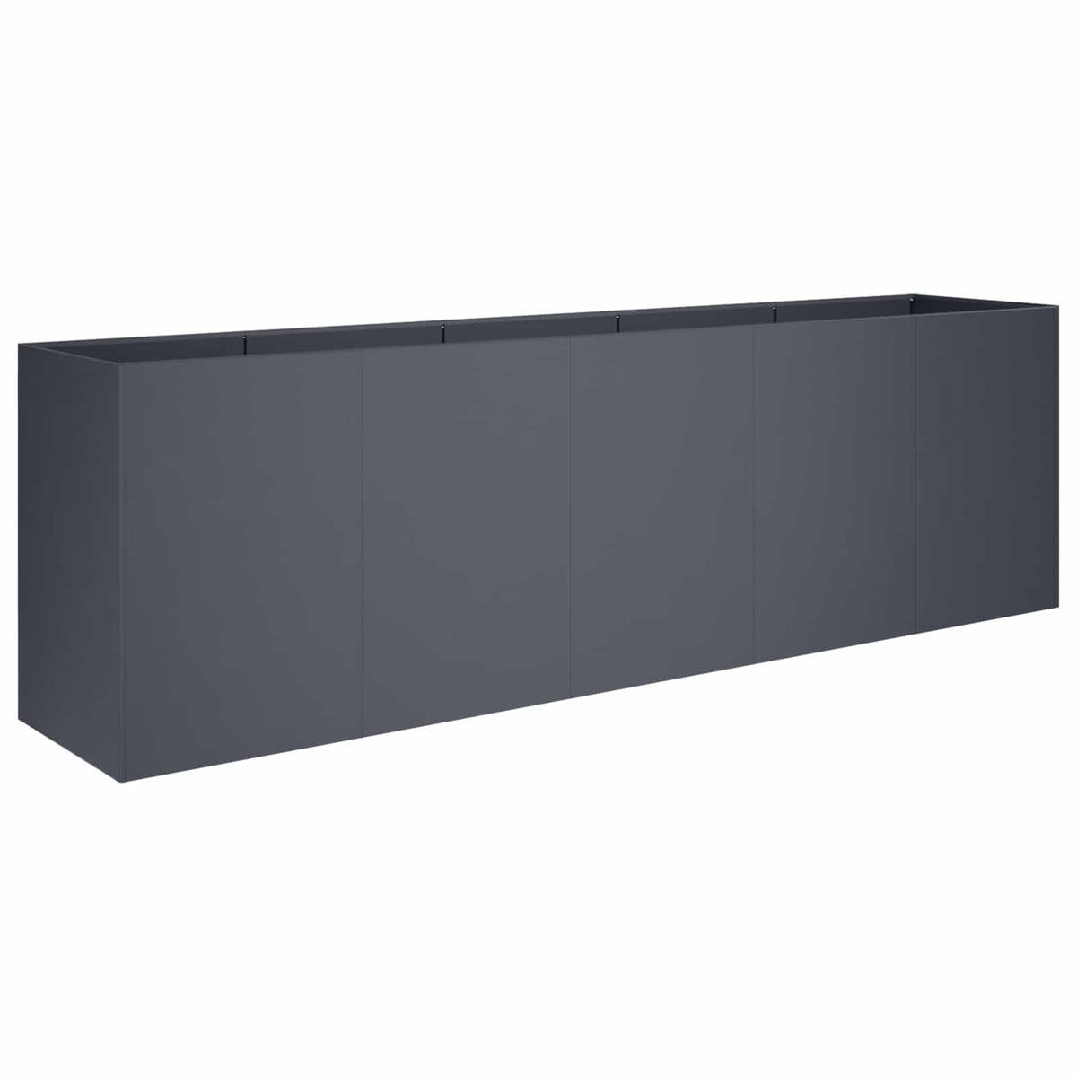 Plantenbak Antraciet 200 x 40 x 60 cm Koudgewalst staal